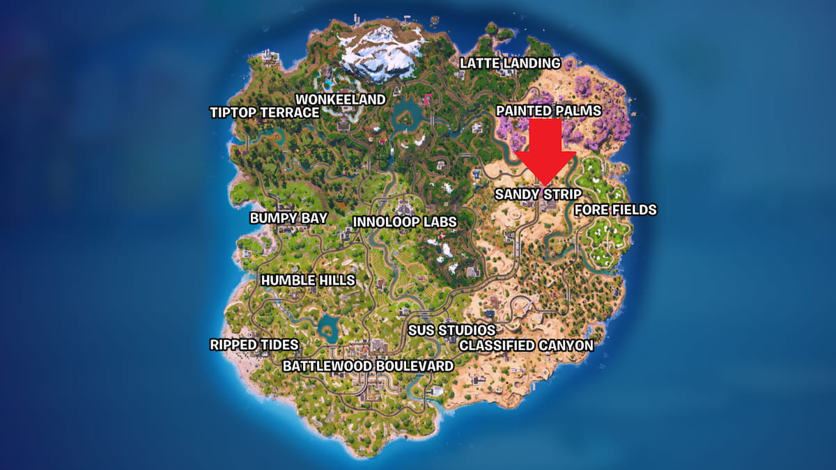 Comment acheter un service de la Mariee dans Fortnite Chapitre L’emplacement de la carte de la mariée dans Fortnite