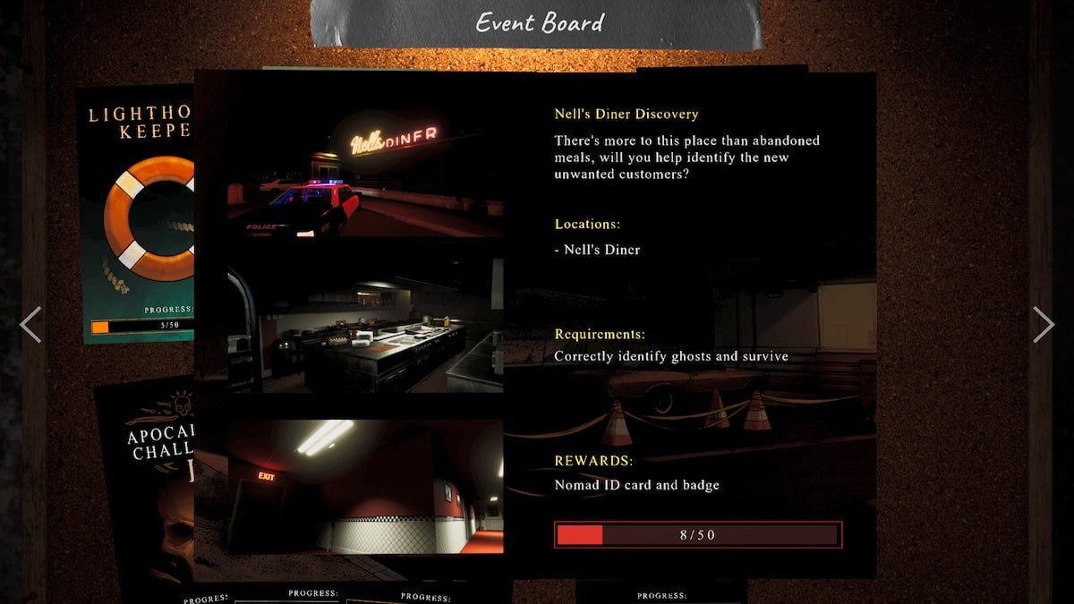 Comment achever la decouverte du NellNellDiner dans la phasmophobie Le conseil de découverte du diner de Nell dans la phasmophobie