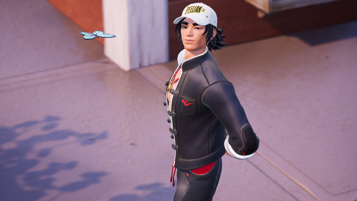 Lieux des PNJ dans Fort Chapitre 7 Saison 1 Carter PNJ qui regarde le papillon dans Fortnite