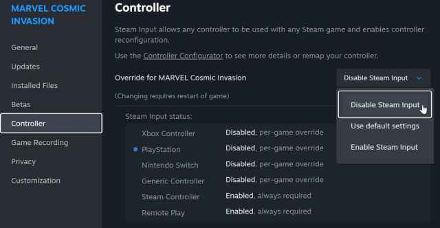Marvel Cosmic Invasion Controles complets pour PC et manette Marvel Cosmic Invasion Controles complets pour PC et manette