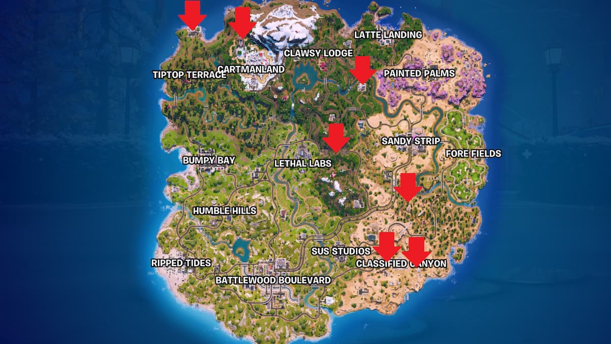 1767968699 109 Comment utiliser les flushers dans differentes parties dans Fortnite Chapitre Emplacements des cartes plus flush dans Fortnite