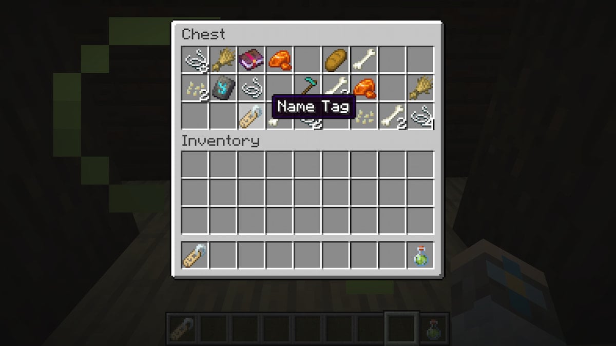 Comment obtenir des badges nominaux dans Minecraft Trouver un badge nominatif dans un coffre dans Minecraft