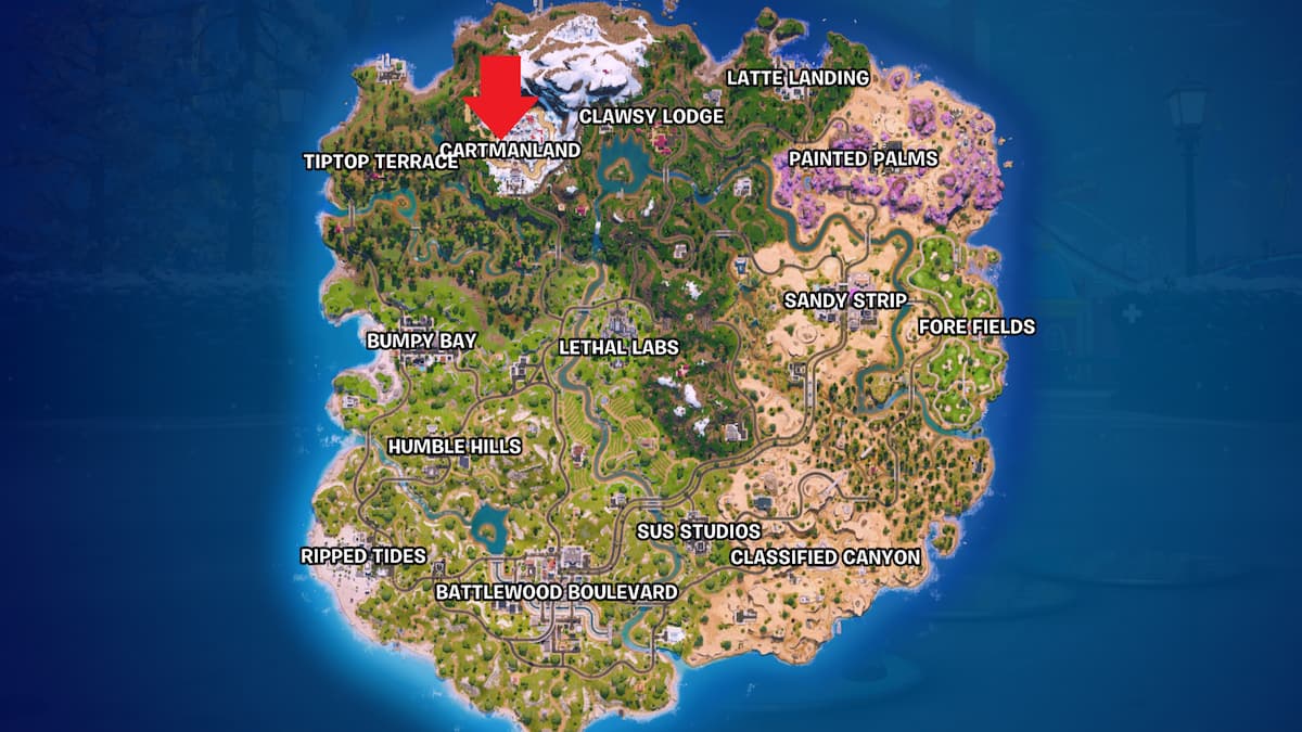 Comment obtenir le medaillon de reapparition de Kenny dans Fortnite L’emplacement du médaillon de réapparition de Kenny dans Fortnite