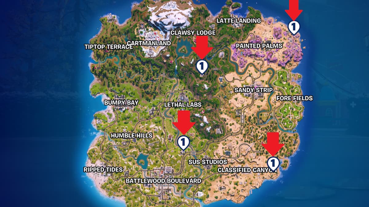 Comment reperer de nouveaux decors pour Kingston dans Fortnite Chapitre Tous les nouveaux emplacements de décors dans Fortnite