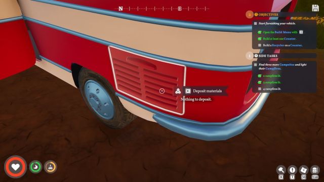 Ou deposer vos objets dans le van en sortie Ou deposer vos objets dans le van en sortie
