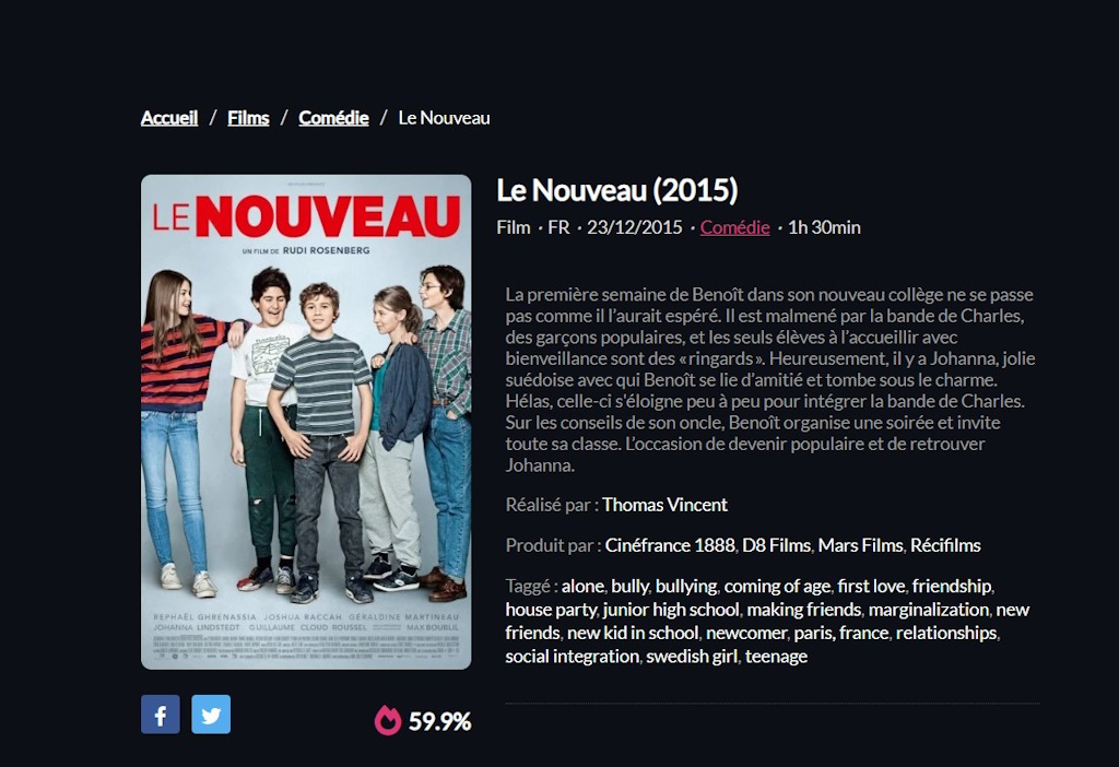 le nouveau film le nouveau film