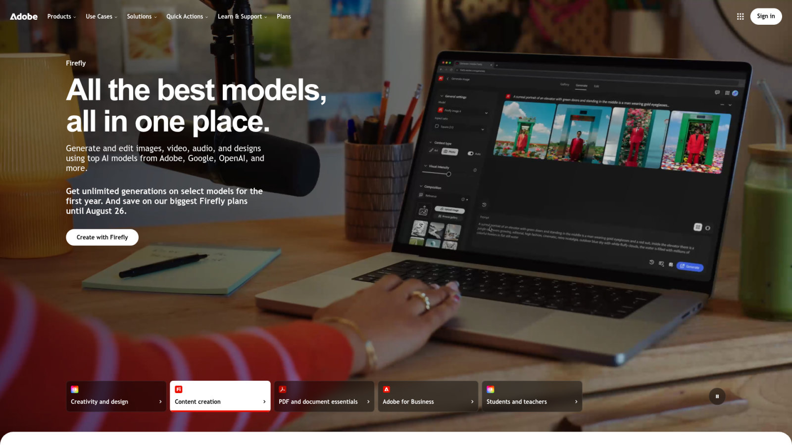 adobe firefly homepage Pourquoi ton cv designer doit claquer dès le premier regard