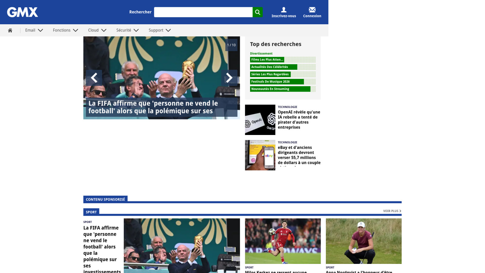 gmxfr homepage Messagerie CaraMail : tout savoir sur son évolution vers GMX