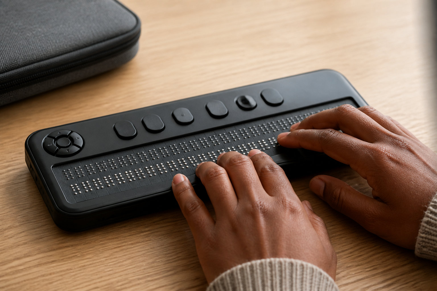 lector braille con puntos tactiles Éthique et accessibilité : les défis de demain