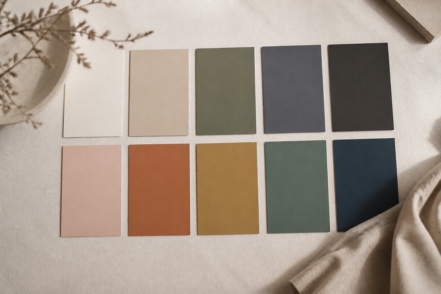 minimalist color palette swatches 3 secrets pour un design qui ne fait pas amateur