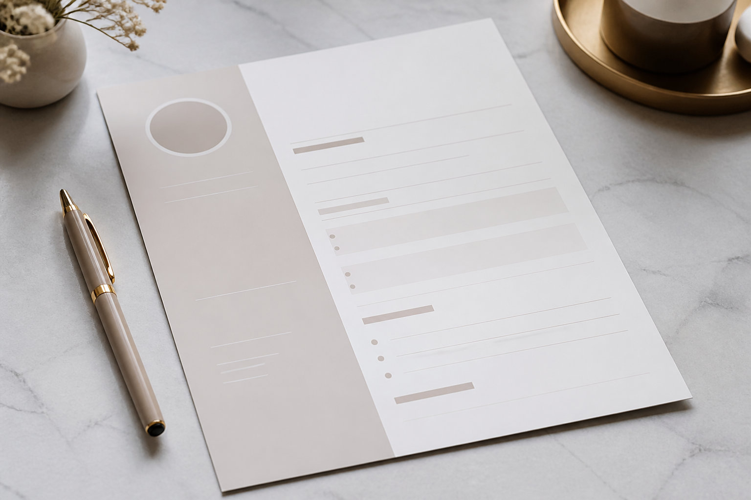 modern minimalist resume template Dompter les algorithmes ats sans sacrifier ton style