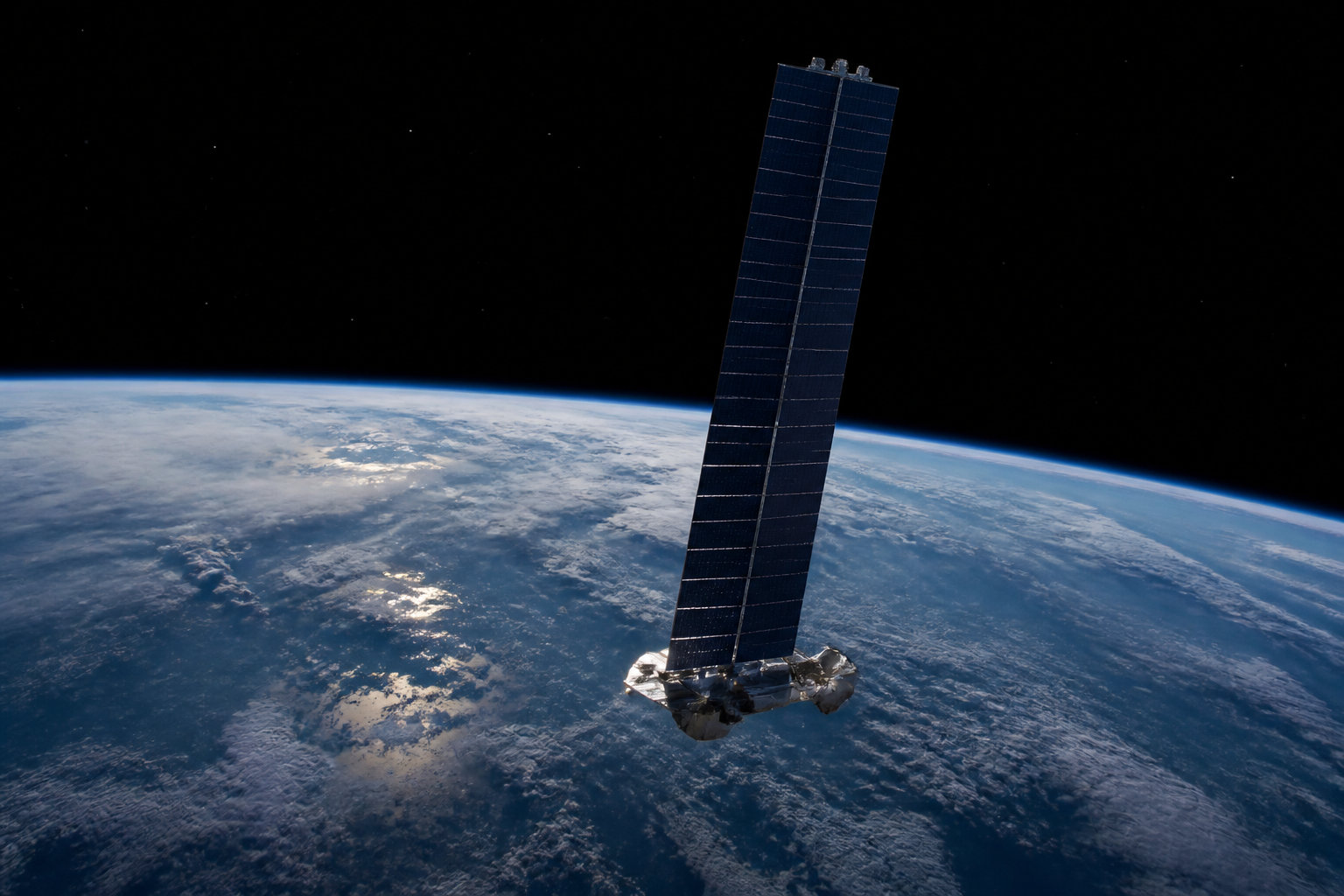starlink satellite above earth 3 rumeurs techniques qui alimentent le fantasme Tesla