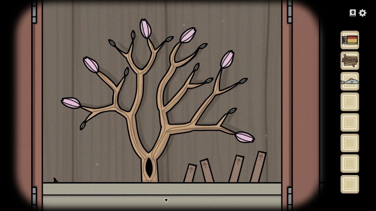 1786627032 726 Guide du Jour 1 du Serviteur du Lac – Tous Un arbre avec une mouche et des cartes directionnelles dans Servant of the Lake.