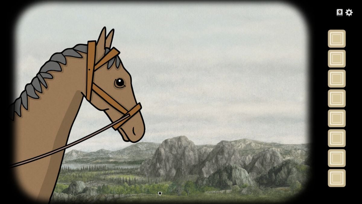 Guide du Jour 1 du Serviteur du Lac – Tous Le cheval dans la scène d’arrivée du Serviteur du Lac.
