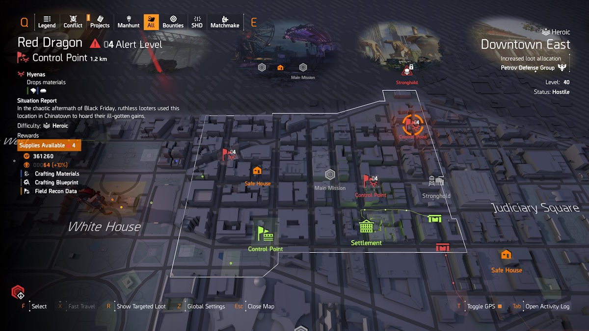 La Division 2 Y8S2 Scout 9 Solutions de chasse a Le Point de Contrôle du Dragon Rouge de la Division 2