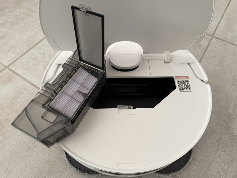 Mova E50 Pro Ultra 8 Bac à poussière de 300 ml et filtre HEPA du Mova E50 Pro Ultra
